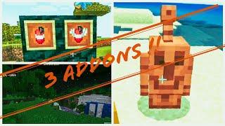 3 Addons for Minecraft pe  1.19+