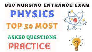 Bsc Nursing Entrance Exam Previous Year Question Paper Bsc Nursing Physics Questions practice