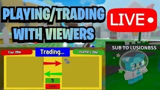 LIVE TRADING STREAM   Roblox Bee Swarm Simulator