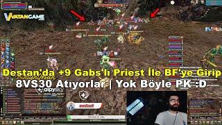 MrSalvador - Destanda +9 Gabslı Priest İle 8VS30 Atıyorlar  Yok Böyle PK  Knight Online