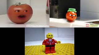 Annoying Orange   TOE MAY TOE Comedy VS 2 Lego versions 1