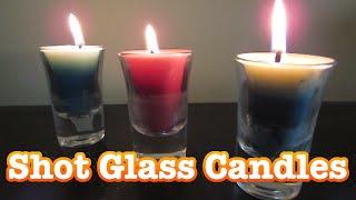 Make Your Own Shot glass candles