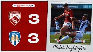 Highlights  Morecambe 3 Colchester United 3