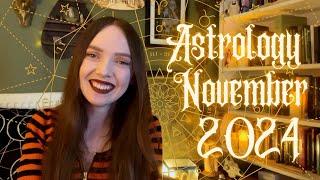 Astrology November ⭐ Mercury Retrograde New Moons and More...