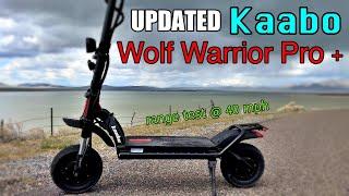 I can see why people love this  Kaabo Wolf Warrior 11 Pro +