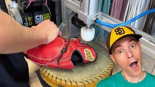 How to break in a baseball glove in 30 minutes Plus a crazy day at Petco Park