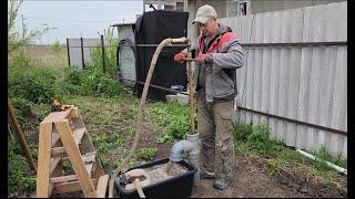 Пробурили скважину на воду своими руками  We drilled a water well with our own hands