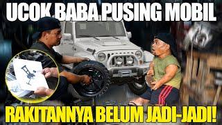 UCOK BABA SURUH BUATIN AS MOBIL RAKITANNYA KE TUKANG LAS BUBUT EHH MALAH CEKCOK SAMA TUKANG LAS 