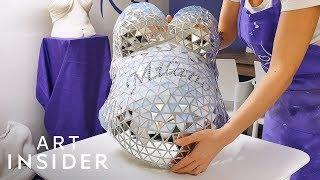 Artist Creates Blinged-Out Belly Casts