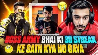 Indias TOP-1 V-badge player Boss Army भाई ki 30 Winning Streak... - SATVIK