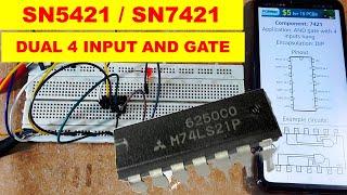 {1015} SN5421 SN7421 Dual 4-inut AND gate