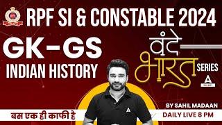 Top 50 Indian History MCQs  RPF SI & Constable GK GS Classes 2024 By Sahil Madaan