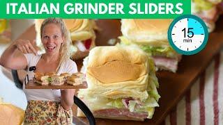 Chopped Italian Grinder Sliders  Quick & Easy