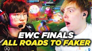 LS  ALL ROADS LEAD TO FAKER  EWC FINALS  TES vs T1