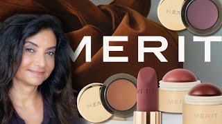 Merit Beauty  Solo Shadows Flush Balms and Signature Lipstick 