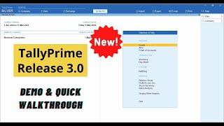 TallyPrime Release 3.0  New Update - Demo & Features