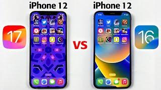 iOS 17 vs iOS 16 SPEED TEST - iPhone 12 iOS 17 vs iOS 16 SPEED TEST - Watch This Before Updating