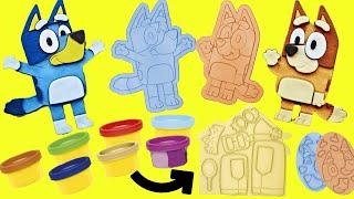 Bluey and Bingo DIY Clay Characters at School Crafts for Kids