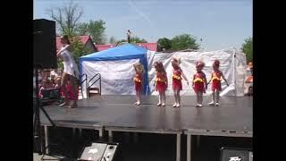 Pineapple Princess dance routine performed by young dancers at Plainfield fest