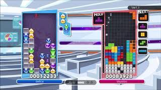 Intense Expert Tetris vs Puyo Match