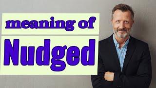 Nudged  Meaning of nudged 