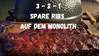 SPARE RIBS  3-2-1  Monolith Classic Pro 2.0