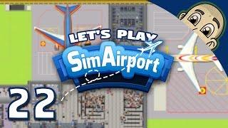 SimAirport Lets Play - Ep. 22 - Main Terminal Taking Shape - Sim Airport Gameplay