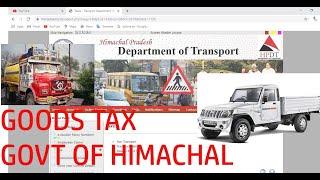 HOW TO PAY GOODS TAX IN HIMACHAL PERDESH E-CHALLAN