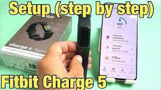 Fitbit Charge 5 How to Setup step by step for Beginners