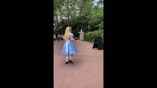 Running into Alice in Wonderland