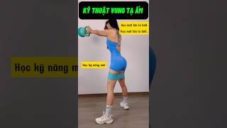 Hướng dẫn vung tạ ấm rất phù hợp cho người mới tập #kettlebell  #Lấy lại vóc dáng #phuchoisausinh