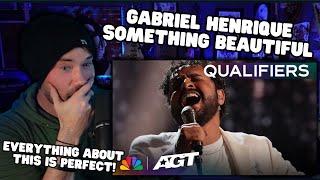 Metal Vocalist First Time Reaction - Gabriel Henrique  Something Beautiful  Qualifiers  AGT 2023