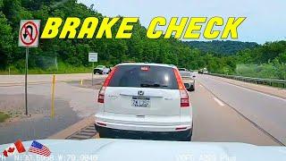 DRIVER DOES EMERGENCY STOP TO ADMIRE THE LANDSCAPE