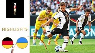 THE 1000th MATCH  Germany vs. Ukraine 3-3  Highlights  Friendly