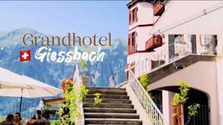 Beautiful  Grandhotel Giessbach   WaterfallsIseltwald Switzerland  Blue Lake Brienz