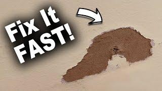 How to Repair Torn Drywall Paper FAST