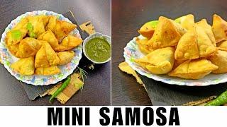 Spicy Mini Samosa Recipe  तीख़ा चटपटा मिनी समोसा  Samosa Recipe  Punjabi Samosa #shorts