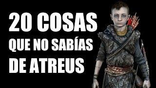 20 COSAS QUE NO SABÍAS DE ATREUS - Hijo de Kratos  God of War 