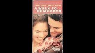 Opening to A Walk to Remember 2002 VHS Warner Bros.