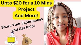 Get Paid Up to $100Project to Share Your Knowledge and Expertise on This Website.