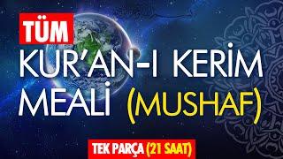 KURAN MEALİ TAMAMI DİNLE TEK PARÇA MUSHAF SIRASINA GÖRE... YÜKSEK SES KALİTESİ - TOPLAM 21 SAAT