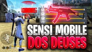 SENSI NOVA ATUALIZAÇAO VIP️ MIRA NÃO TREMER A MELHOR SENSIBILIDADE PARA SUBIR CAPA NO FREE FIRE