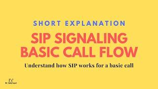 Short Explanation  SIP Signaling - Basic Call Flow  SIP