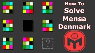 Solving The Mensa DENMARK IQ Test Puzzles 145+ IQ Answers