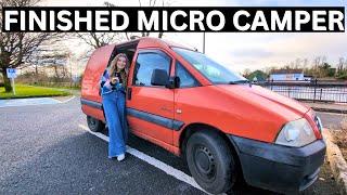 Micro Camper Van Tour  FULL WALKTHROUGH