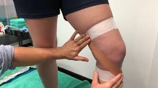 How to Strap the MCL Medial Collateral Ligament Taping Technique