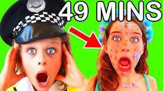 49 MINUTES BEST NEW NN PLAYTOWN Pretend Play Police and Cooking w The Norris Nuts