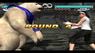 Tekken Tag Kuma Bearhug to Jun 2p