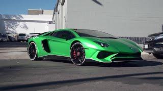 LOUD Lamborghini Aventador SV goes crazy 4K