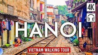 Hanoi 4K Walking Tour Vietnam - 74-min Tour with Captions & Immersive Sound 4K Ultra HD60fps